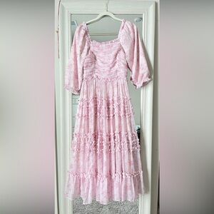 Ivy City Co Pink Aniston Dress size M